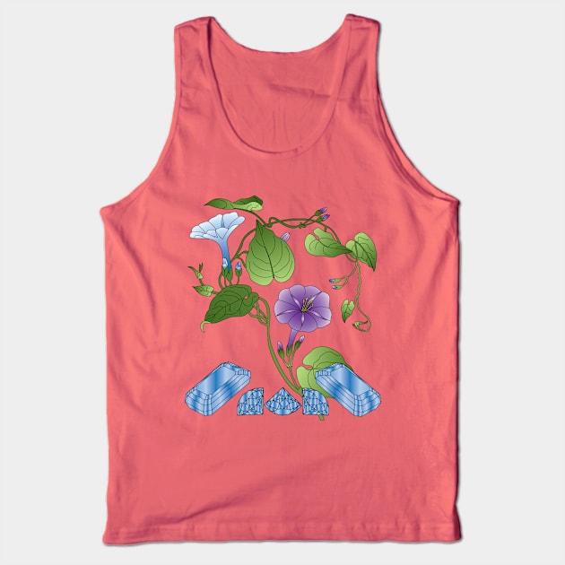 Morning Glories Tank Top by OrangeEdenDesigns